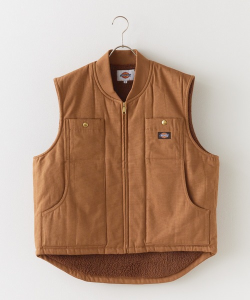Dickies(ディッキーズ)の「Dickies/ディッキーズ INSULATED DUCK VEST ダックベスト(ベスト・メンズ・ライトブラウン/ブラック・M/L/XL)」の9枚目の写真