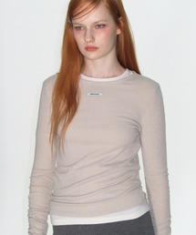 CRANK（クランク）の「BASIC KNIT LONG SLEEVE TOP（ニット