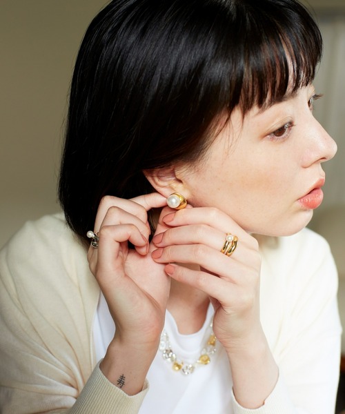 Nothing And Others（ナッシングアンドアザーズ）の「「Nothing And Others/ナッシングアンドアザーズ」2line1 Ring（リング・レディース・シルバー/ゴールド・FREE）」の5枚目の写真