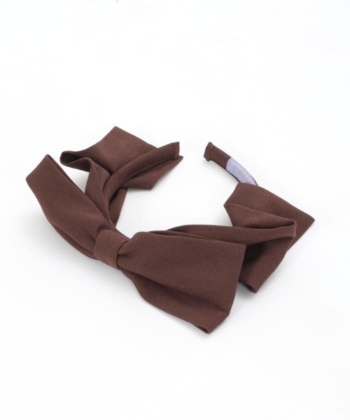 axes femme kawaii（アクシーズファムカワイイ）の「斜めリボンカチューシャ（カチューシャ・レディース・ブラウン/ピンク/ワイン・FREE）」の11枚目の写真