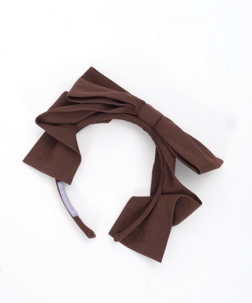 axes femme kawaii（アクシーズファムカワイイ）の「斜めリボンカチューシャ（カチューシャ・レディース・ブラウン/ピンク/ワイン・FREE）」の13枚目の写真