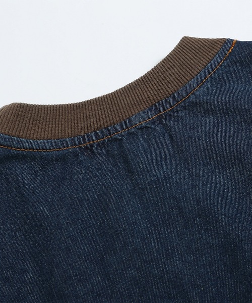 HOOK（フック）の「HOOK -select-　部分ウォッシュデニムプルオーバー（その他トップス・メンズ・ネイビー・XL/L/M）」の7枚目の写真