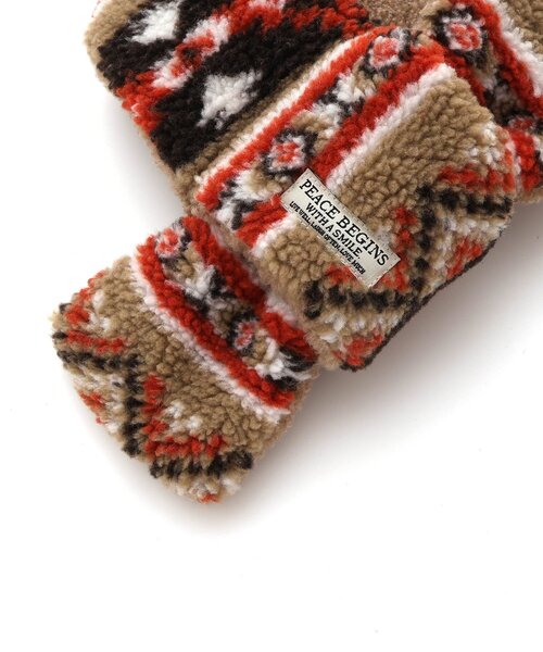 BREEZE（ブリーズ）の「チェック&ノルディックマフラー（マフラー・キッズ・ネイビー/ブラウン・MEDIUM/SMALL）」の11枚目の写真