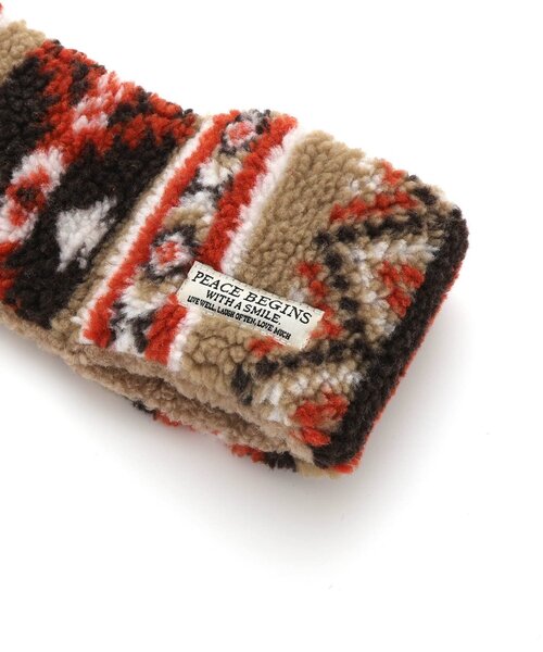 BREEZE（ブリーズ）の「チェック&ノルディックマフラー（マフラー・キッズ・ネイビー/ブラウン・MEDIUM/SMALL）」の12枚目の写真