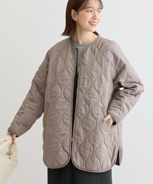 撥水加工　キルティングZIPブルゾン