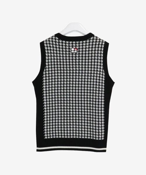 Picone CLUB（ピッコーネクラブ）の「バック千鳥格子柄ニット