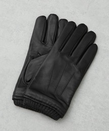 NANO universe（ナノユニバース）の「タッチパネル対応リブ付きラムレザーグローブ（手袋）」