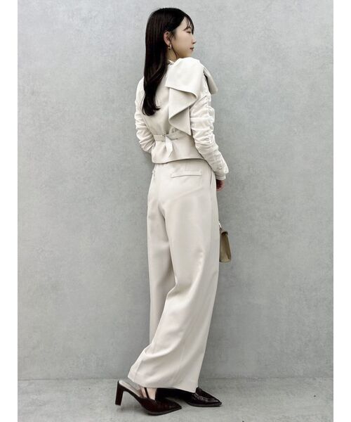 dazzlin（ダズリン）の「ショルダーリボンジレ（ベスト・レディース・アイボリー/グレー/ベージュ・SMALL/MEDIUM）」の16枚目の写真