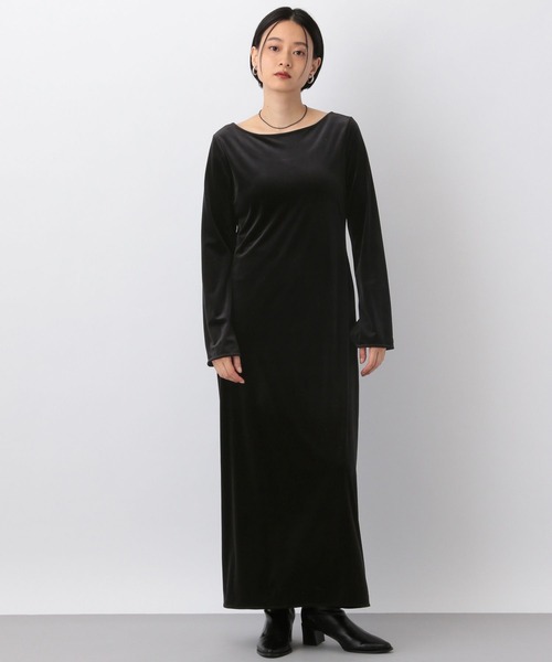 A part by（アパートバイ）の「ベロア2WAYワンピース（ワンピース・レディース・ブラック/ブラウン/ピンク系その他4・FREE）」の11枚目の写真