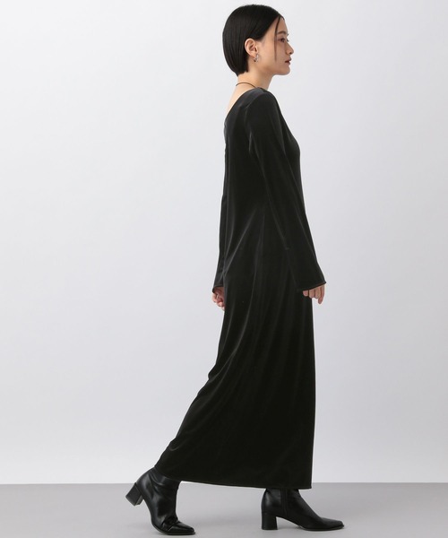 A part by（アパートバイ）の「ベロア2WAYワンピース（ワンピース・レディース・ブラック/ブラウン/ピンク系その他4・FREE）」の12枚目の写真