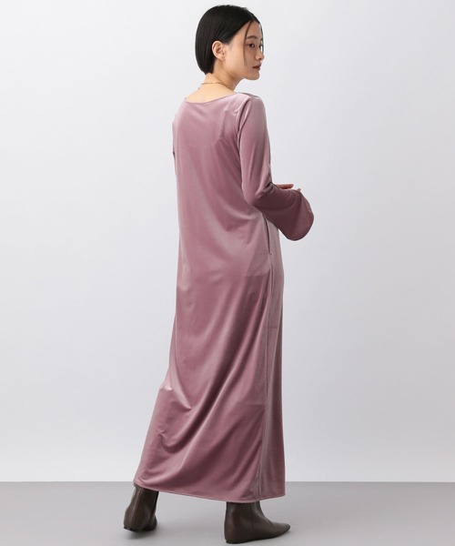 A part by（アパートバイ）の「ベロア2WAYワンピース（ワンピース・レディース・ブラック/ブラウン/ピンク系その他4・FREE）」の15枚目の写真