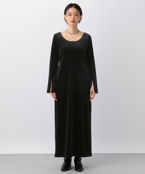 A part by（アパートバイ）の「ベロア2WAYワンピース（ワンピース・レディース・ブラック/ブラウン/ピンク系その他4・FREE）」の16枚目の写真