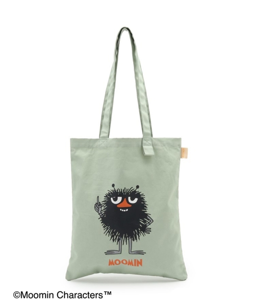 SHOO・LA・RUE（シューラルー）の「【ムーミン】コラボ トートバッグ（トートバッグ・レディース・アイボリー/ライトブルー/グレー/ナチュラル/グリーン/サンドベージュ・00）」の5枚目の写真