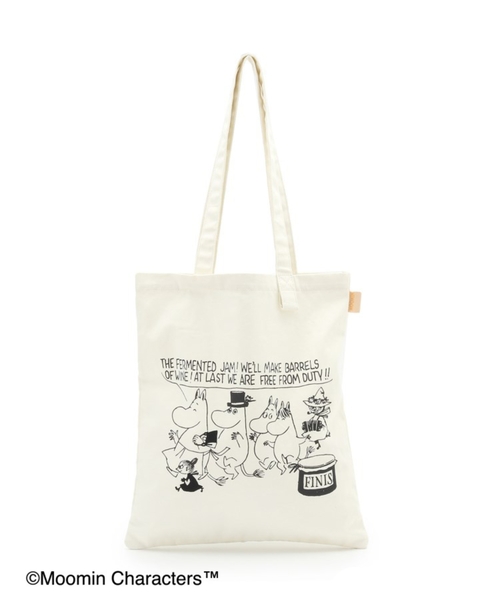 SHOO・LA・RUE（シューラルー）の「【ムーミン】コラボ トートバッグ（トートバッグ・レディース・アイボリー/ライトブルー/グレー/ナチュラル/グリーン/サンドベージュ・00）」の2枚目の写真