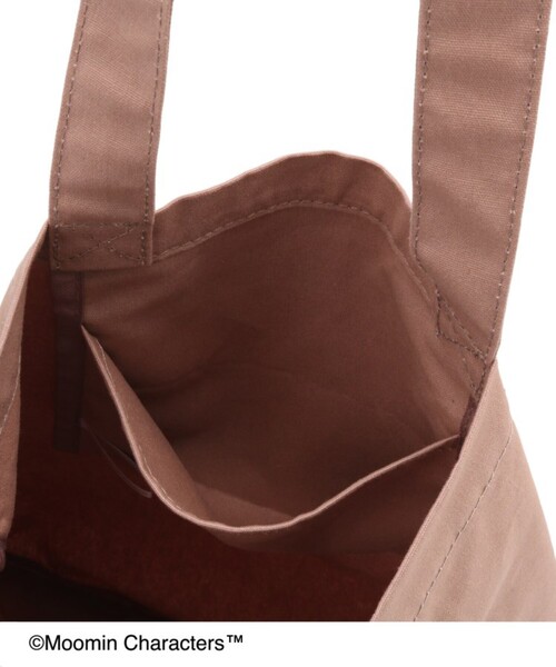 SHOO・LA・RUE（シューラルー）の「【ムーミン】コラボ トートバッグ（トートバッグ・レディース・アイボリー/ライトブルー/グレー/ナチュラル/グリーン/サンドベージュ・00）」の7枚目の写真