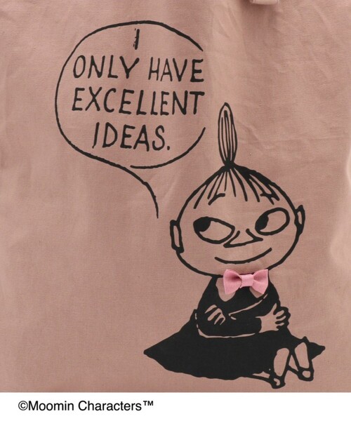 SHOO・LA・RUE（シューラルー）の「【ムーミン】コラボ トートバッグ（トートバッグ・レディース・アイボリー/ライトブルー/グレー/ナチュラル/グリーン/サンドベージュ・00）」の8枚目の写真