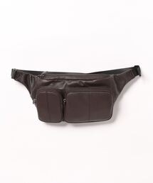 羊革2Pウエストバッグ