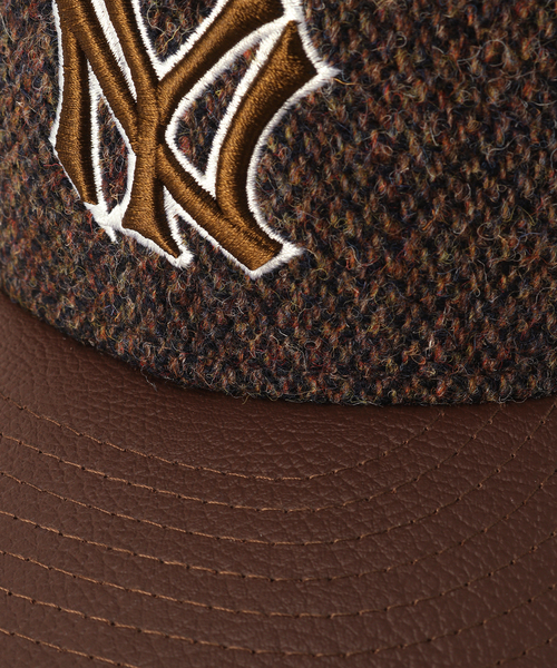 NEW ERA(ニューエラ)の「NEW ERA / ニューエラ 別注 LOW PROFILE 9FIFTY ヤンキース HARRIS TWEED BROWN(ハット・メンズ・ブラウン・FREE)」の5枚目の写真