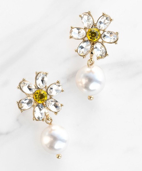 DAISY BIJOUX＆PEARL EARRINGS イヤリング（イヤリング）｜TOCCA（トッカ）
