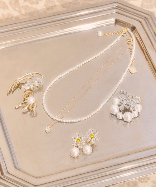 DAISY BIJOUX＆PEARL EARRINGS イヤリング（イヤリング）｜TOCCA（トッカ）