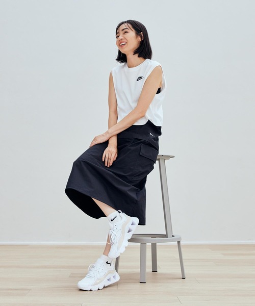 ★NIKE★W NSW WOVEN CARGO ミディ スカート★追跡可 Nike Sportswear Women's Mid-Rise Woven Cargo Midi Skirt. Nike ID