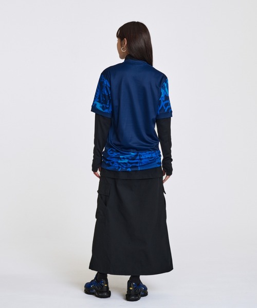 NIKE（ナイキ）の「ナイキ スポーツウェア エッセンシャル ウィメンズ ミッドライズ ウーブン カーゴ ミディ スカート / Nike Sportswear Essential Women's Mid-Rise Woven Cargo Midi Skirt FV7504-010 Black（スカート・レディース・ブラック・S/M/L/XL/XS）」の21枚目の写真