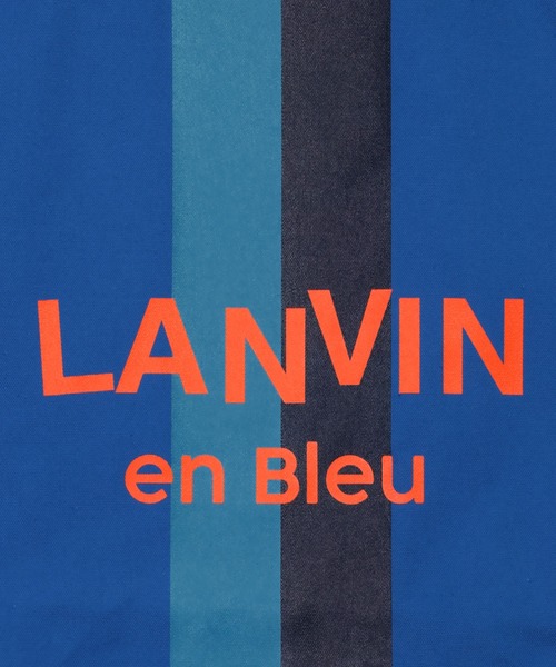 LANVIN en Bleu（ランバンオンブルー）の「【LANVIN en Bleu ESSENTIAL】FOREZ / “エッセンシャル” ストライプ トートバッグ（トートバッグ・メンズ・ライトグリーン/イエロー/ライトピンク/ライトブルー/オフホワイト/ローズ/ブルー・FREE）」の9枚目の写真