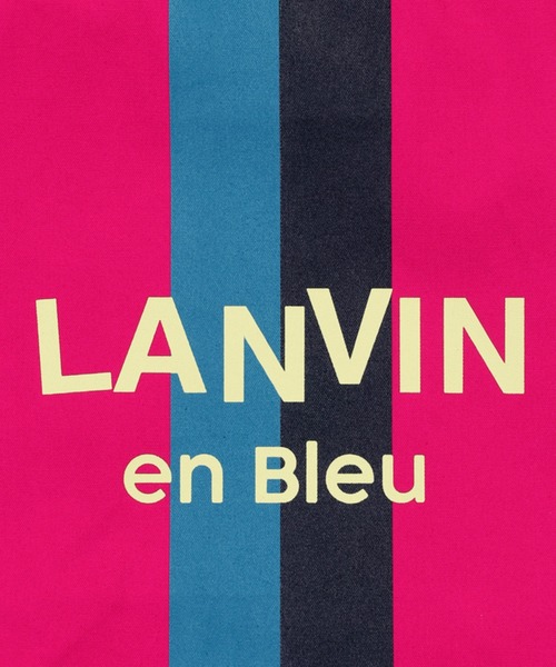LANVIN en Bleu（ランバンオンブルー）の「【LANVIN en Bleu ESSENTIAL】FOREZ / “エッセンシャル” ストライプ トートバッグ（トートバッグ・メンズ・ライトグリーン/イエロー/ライトピンク/ライトブルー/オフホワイト/ローズ/ブルー・FREE）」の11枚目の写真