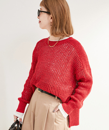 B.C STOCK（ベーセーストック）の「テープヤーンプルオーバー（ニット/セーター）」