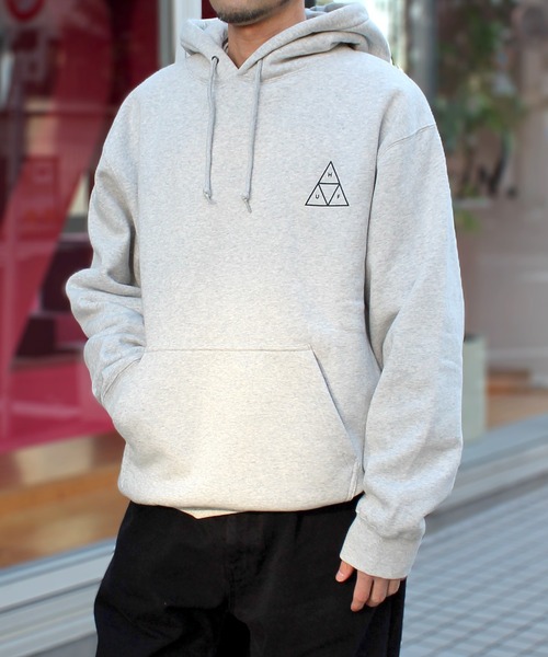 HUF(ハフ)の「【HUF】ハフ HUF SET TT P/O HOODIE フーディー プルオーバー パーカー PF00572(パーカー・メンズ・ブラック/ヘザーグレー・XL/L/M/S)」の10枚目の写真