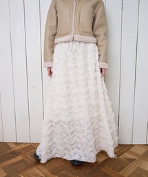 【Nora Lily】「elle」Knit Combi Random Tulle Skirt