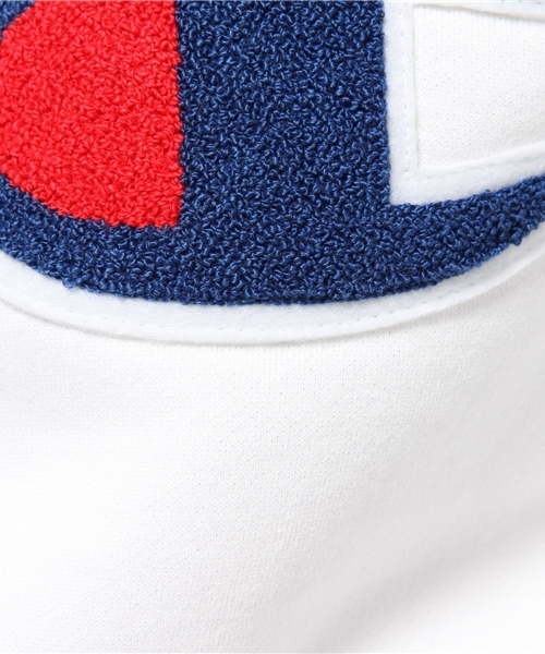 Champion(チャンピオン)の「【Champion/チャンピオン】テリーフリースフードプルオーバー(パーカー・レディース・グレー/ネイビー/オフホワイト・SMALL)」の12枚目の写真