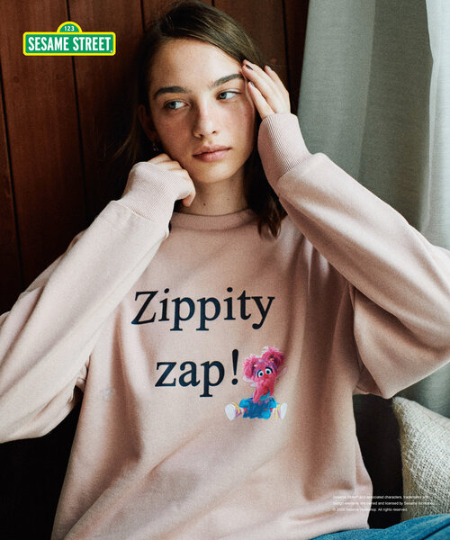 【SESAME STREET コラボ】 リアルグラフィックスウェット（Tシャツ/カットソー）｜natural couture（ナチュラルクチュール）