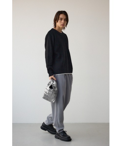 AZUL by moussy(アズールバイマウジー)の「シレー中綿マルシェバッグ(ハンドバッグ・メンズ・ブラック/シルバー・FREE)」の9枚目の写真