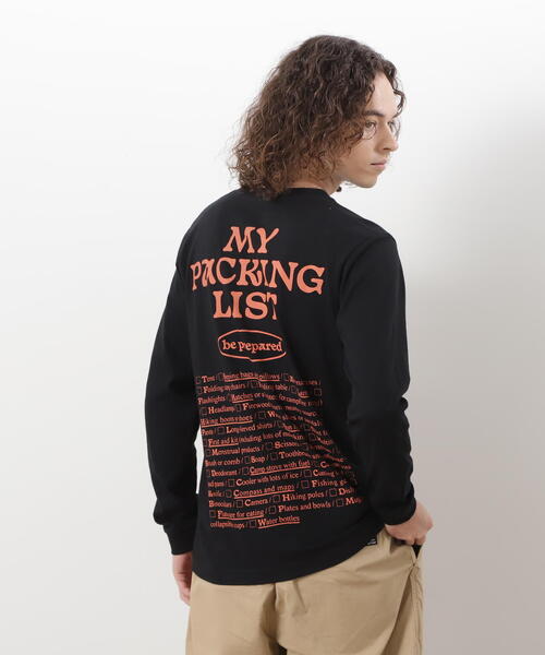 MANASTASH（マナスタッシュ）の「MANASTASH/マナスタッシュ/ L/S TEE BE PREPARED（Tシャツ/カットソー・メンズ・ホワイト/その他10/ブラック・L/M/S/XL）」の6枚目の写真