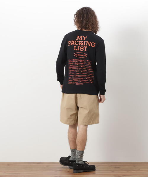 MANASTASH（マナスタッシュ）の「MANASTASH/マナスタッシュ/ L/S TEE BE PREPARED（Tシャツ/カットソー・メンズ・ホワイト/その他10/ブラック・L/M/S/XL）」の7枚目の写真