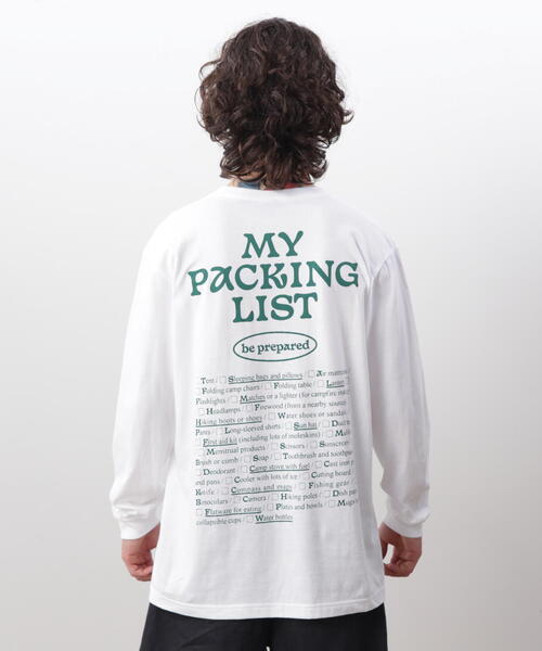 MANASTASH（マナスタッシュ）の「MANASTASH/マナスタッシュ/ L/S TEE BE PREPARED（Tシャツ/カットソー・メンズ・ホワイト/その他10/ブラック・L/M/S/XL）」の18枚目の写真