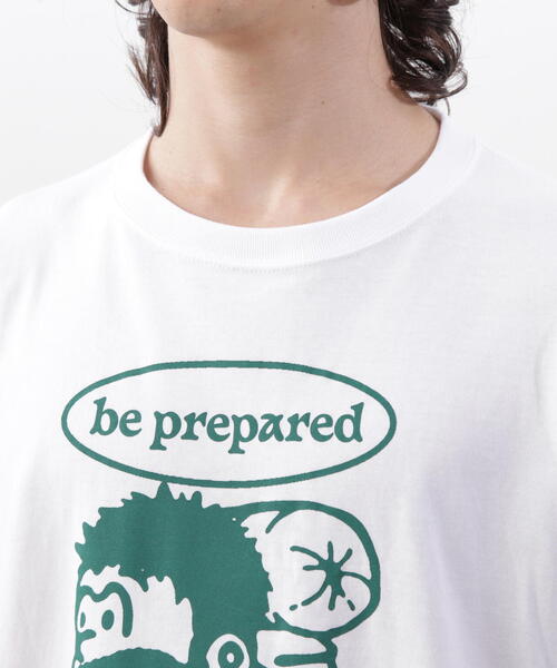 MANASTASH（マナスタッシュ）の「MANASTASH/マナスタッシュ/ L/S TEE BE PREPARED（Tシャツ/カットソー・メンズ・ホワイト/その他10/ブラック・L/M/S/XL）」の19枚目の写真
