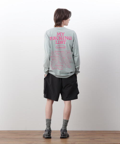 MANASTASH（マナスタッシュ）の「MANASTASH/マナスタッシュ/ L/S TEE BE PREPARED（Tシャツ/カットソー・メンズ・ホワイト/その他10/ブラック・L/M/S/XL）」の15枚目の写真