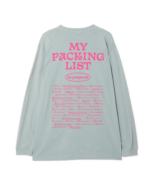 MANASTASH（マナスタッシュ）の「MANASTASH/マナスタッシュ/ L/S TEE BE PREPARED（Tシャツ/カットソー・メンズ・ホワイト/その他10/ブラック・L/M/S/XL）」の13枚目の写真