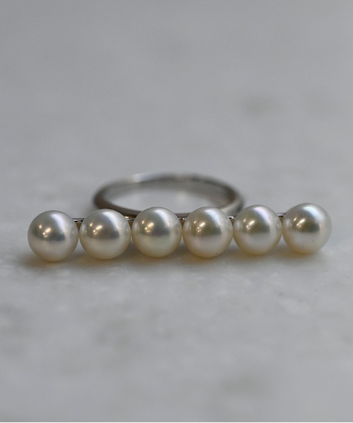 sowi(ソーイ)の「SV パールライン リング(リング・レディース・ホワイト系その他/ホワイト・#11/#9)」の10枚目の写真