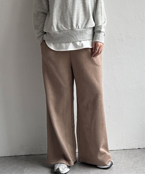 LBC(エルビーシー)の「スエードポンチイージーパンツ(その他パンツ・レディース・カーキ/グレー/モカ/アイボリー・M/L)」の13枚目の写真