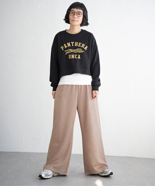 LBC(エルビーシー)の「スエードポンチイージーパンツ(その他パンツ・レディース・カーキ/グレー/モカ/アイボリー・M/L)」の15枚目の写真