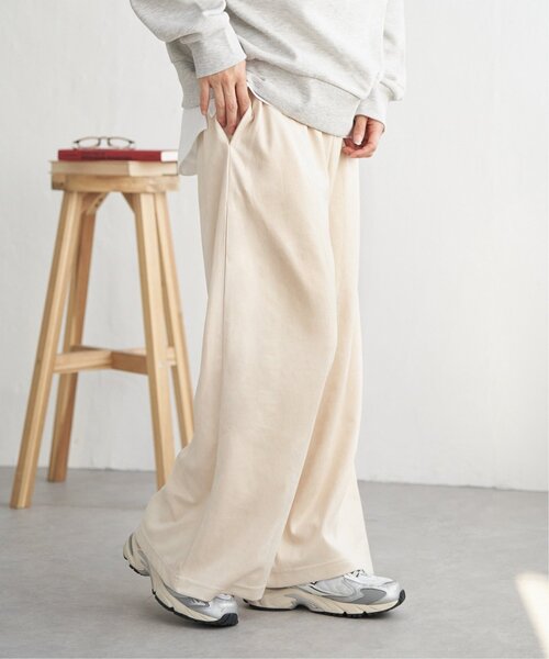 LBC(エルビーシー)の「スエードポンチイージーパンツ(その他パンツ・レディース・カーキ/グレー/モカ/アイボリー・M/L)」の17枚目の写真