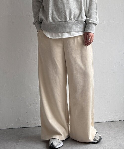 LBC(エルビーシー)の「スエードポンチイージーパンツ(その他パンツ・レディース・カーキ/グレー/モカ/アイボリー・M/L)」の20枚目の写真