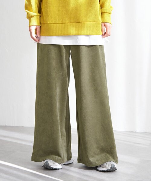 LBC(エルビーシー)の「スエードポンチイージーパンツ(その他パンツ・レディース・カーキ/グレー/モカ/アイボリー・M/L)」の5枚目の写真