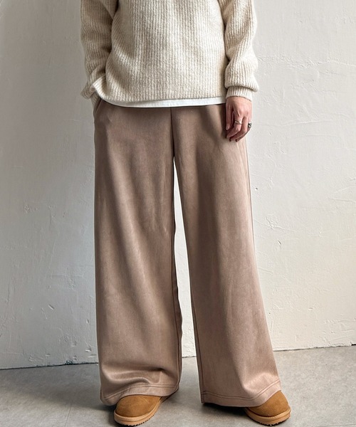 LBC(エルビーシー)の「スエードポンチイージーパンツ(その他パンツ・レディース・カーキ/グレー/モカ/アイボリー・M/L)」の12枚目の写真