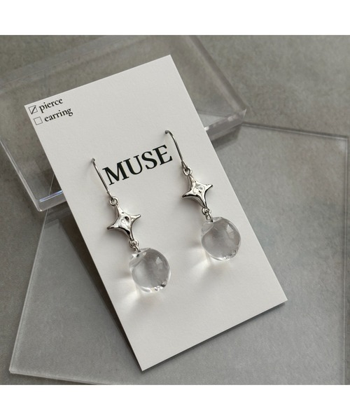 tone（トーン）の「【MUSE】スター　シルバー　サージカルステンレスピアス(MA)（ピアス（両耳用）・レディース・B/A/C/D/E/F・FREE）」の3枚目の写真