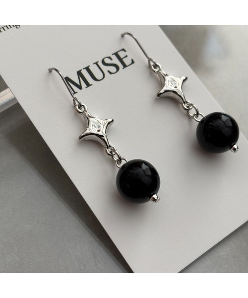 tone（トーン）の「【MUSE】スター　シルバー　サージカルステンレスピアス(MA)（ピアス（両耳用）・レディース・B/A/C/D/E/F・FREE）」の7枚目の写真