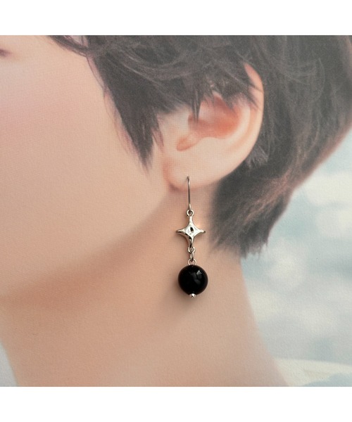 tone（トーン）の「【MUSE】スター　シルバー　サージカルステンレスピアス(MA)（ピアス（両耳用）・レディース・B/A/C/D/E/F・FREE）」の8枚目の写真